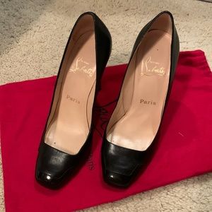 Authentic Square toed Christian Louboutins